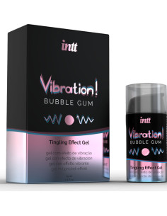INTT POTENTE ESTIMULANTE INTIMO GEL VIBRADOR LIQUIDO CHICLE 15ML 2