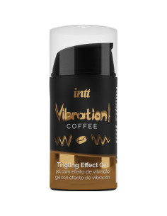 INTT POTENTE ESTIMULANTE INTIMO GEL VIBRADOR LIQUIDO CAFE 15ML