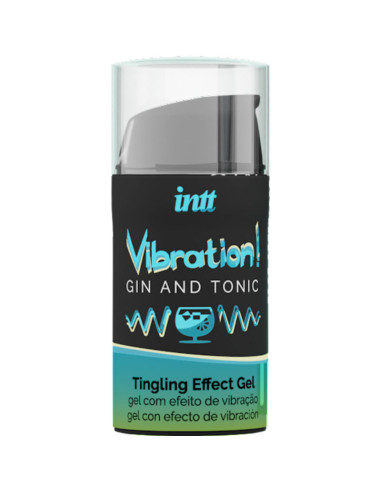INTT POTENTE ESTIMULANTE INTIMO GEL VIBRADOR LIQUIDO GIN TONIC 15ML