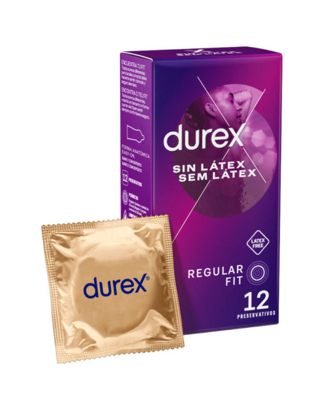 DUREX PRESERVATIVOS SIN LATEX 12 UNIDADES DUREX PRESERVATIVOS SIN LATEX 12 UNIDADES