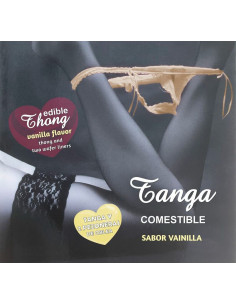 HOTFLOWERS TANGA WAFER Y 2 PEZONES NINA SABOR VAINILLA es pt es fr it