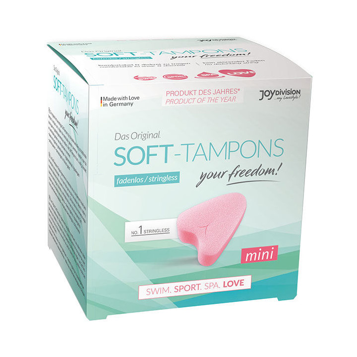 JOYDIVISION SOFT TAMPONS TAMPONES ORIGINALES MINI LOVE 3UDS