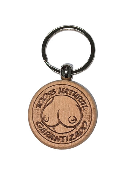 DIABLO PICANTE LLAVERO DE MADERA CON FORMA DE PECHO DIABLO PICANTE LLAVERO DE MADERA CON FORMA DE PECHO