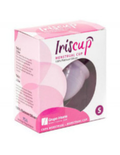 IRISCUP COPA MESTRUAL ROSA PEQUENA BOLSA ESTERILIZADORA GRATIS 2