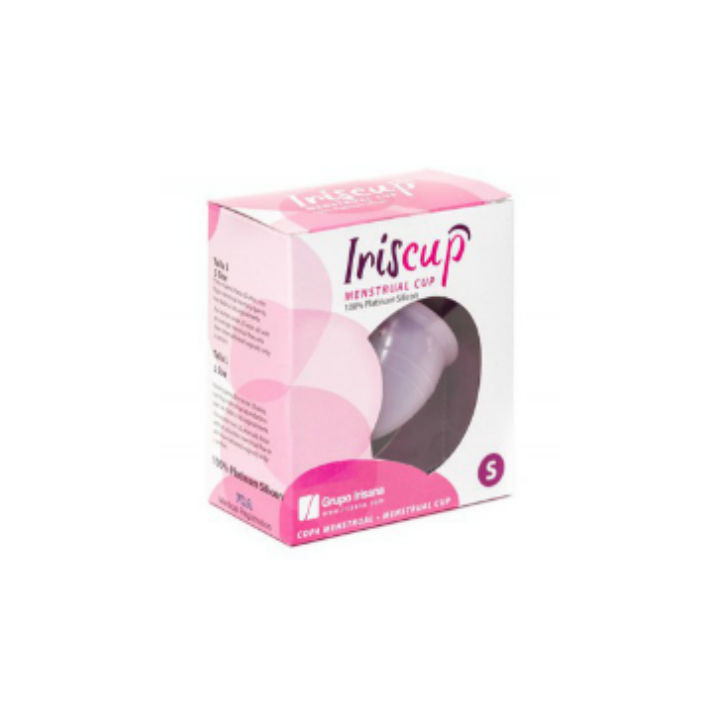 IRISCUP COPA MESTRUAL ROSA PEQUENA BOLSA ESTERILIZADORA GRATIS