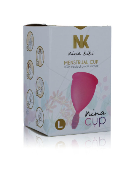 NINA KIKI COPA MENSTRUAL ROSA TALLA L NINA KIKI COPA MENSTRUAL ROSA TALLA L
