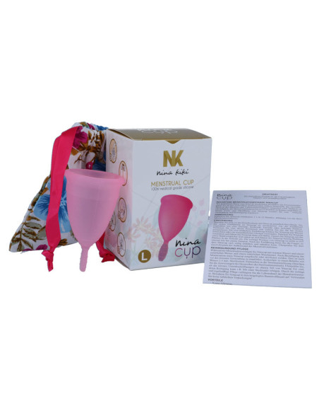 NINA KIKI COPA MENSTRUAL ROSA TALLA L NINA KIKI COPA MENSTRUAL ROSA TALLA L