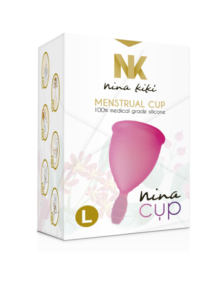NINA KIKI COPA MENSTRUAL ROSA TALLA L NINA KIKI COPA MENSTRUAL ROSA TALLA L