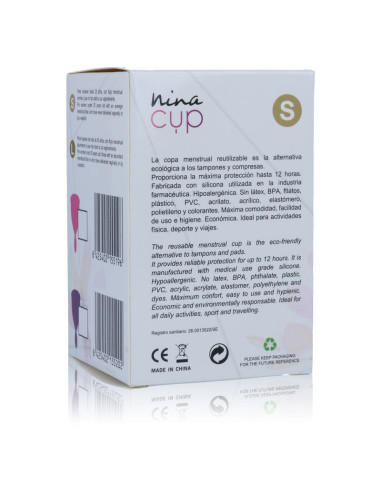 NINA KIKI COPA MENSTRUAL ROSA TALLA S