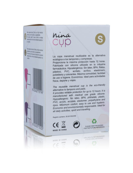 NINA KIKI COPA MENSTRUAL ROSA TALLA S NINA KIKI COPA MENSTRUAL ROSA TALLA S