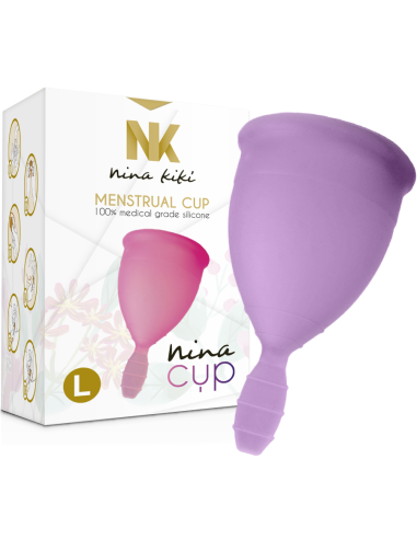 NINA KIKI COPA MENSTRUAL LILA TALLA L