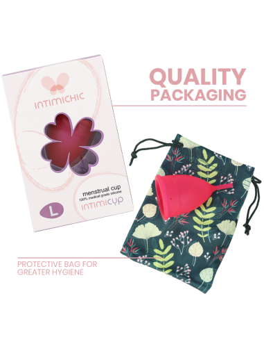 INTIMICHIC COPA MENSTRUAL SILICONA MEDICA TALLA L