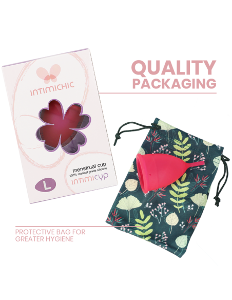 INTIMICHIC COPA MENSTRUAL SILICONA MEDICA TALLA L INTIMICHIC COPA MENSTRUAL SILICONA MEDICA TALLA L