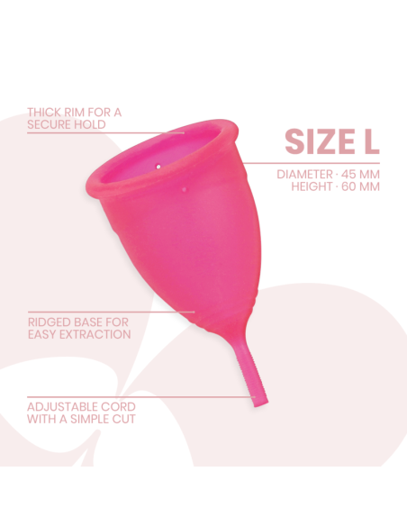INTIMICHIC COPA MENSTRUAL SILICONA MEDICA TALLA L INTIMICHIC COPA MENSTRUAL SILICONA MEDICA TALLA L