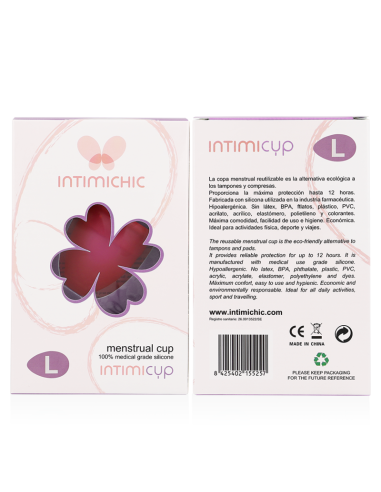 INTIMICHIC COPA MENSTRUAL SILICONA MEDICA TALLA L