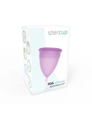 STERCUP COPA MENSTRUAL FDA SILICONA LILA TALLA L