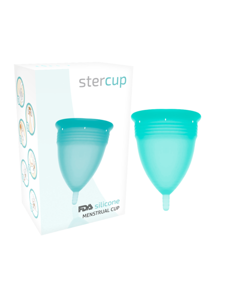 STERCUP COPA MENSTRUAL FDA SILICONA AQUAMARINA TALLA S STERCUP COPA MENSTRUAL FDA SILICONA AQUAMARINA TALLA S