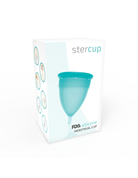 STERCUP COPA MENSTRUAL FDA SILICONA AQUAMARINA TALLA S STERCUP COPA MENSTRUAL FDA SILICONA AQUAMARINA TALLA S