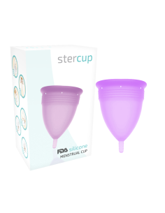 STERCUP COPA MENSTRUAL FDA SILICONA LILA TALLA S 2