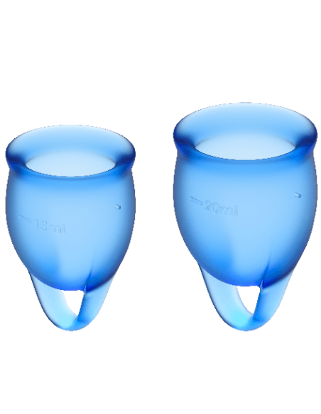 SATISFYER FEEL CONFIDENT KIT COPA MENSTRUAL TRANSPARENTE 15 20 ML SATISFYER FEEL CONFIDENT KIT COPA MENSTRUAL TRANSPARENTE 15 20 ML