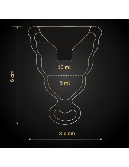 G VIBE GCUP COPA MENSTRUAL NEGRA