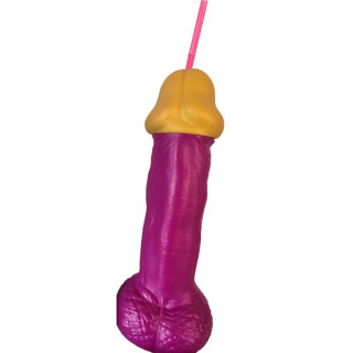 DIABLO PICANTE VASO PENE PLSTICO FUCSIA