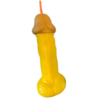 DIABLO PICANTE VASO PENE PLSTICO AMARILLO