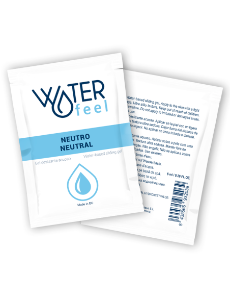 WATERFEEL GEL DESLIZANTE BASE AGUA NEUTRO 6 ML WATERFEEL GEL DESLIZANTE BASE AGUA NEUTRO 6 ML