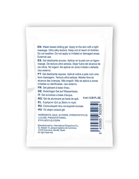 WATERFEEL GEL DESLIZANTE BASE AGUA NEUTRO 6 ML WATERFEEL GEL DESLIZANTE BASE AGUA NEUTRO 6 ML