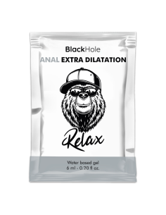 BLACK HOLE GEL BASE AGUA DILATACION ANAL 6 ML MONODOSIS