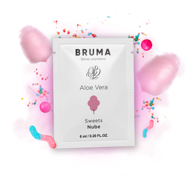 BRUMA 6 ML GEL DESLIZANTE CON ALOE VERA SABOR A NUBE