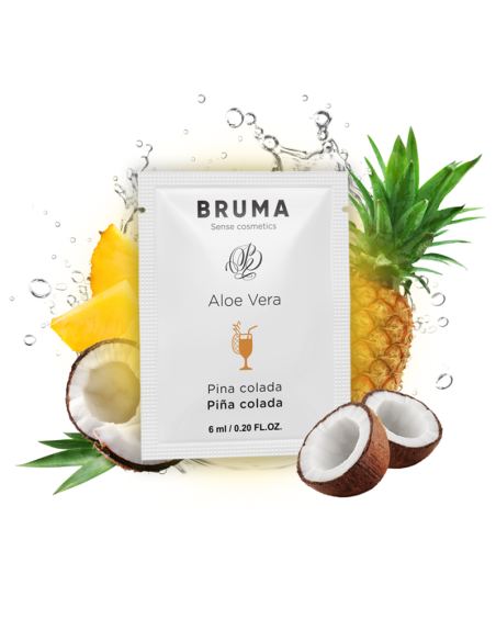 BRUMA 6 ML GEL DESLIZANTE CON ALOE VERA SABOR A PINA COLADA BRUMA 6 ML GEL DESLIZANTE CON ALOE VERA SABOR A PINA COLADA