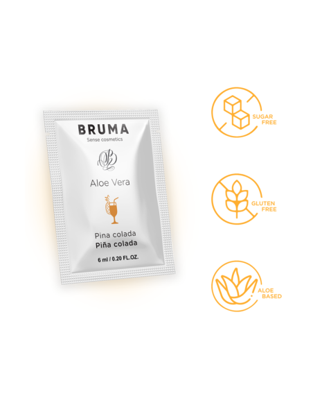 BRUMA 6 ML GEL DESLIZANTE CON ALOE VERA SABOR A PINA COLADA BRUMA 6 ML GEL DESLIZANTE CON ALOE VERA SABOR A PINA COLADA
