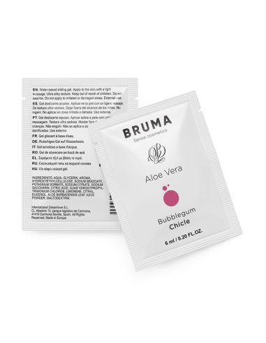 BRUMA 6 ML GEL DESLIZANTE CON ALOE VERA SABOR A CHICLE