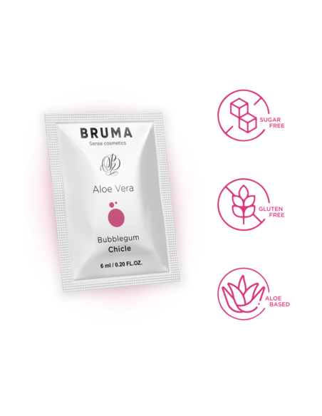 BRUMA 6 ML GEL DESLIZANTE CON ALOE VERA SABOR A CHICLE BRUMA 6 ML GEL DESLIZANTE CON ALOE VERA SABOR A CHICLE