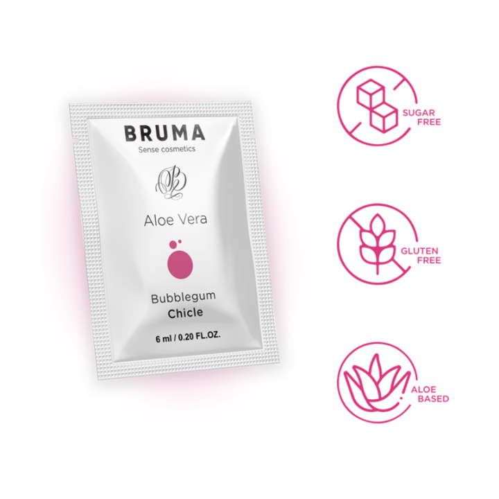 BRUMA 6 ML GEL DESLIZANTE CON ALOE VERA SABOR A CHICLE