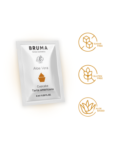 BRUMA 6 ML GEL DESLIZANTE CON ALOE VERA SABOR A TARTA AMERICANA