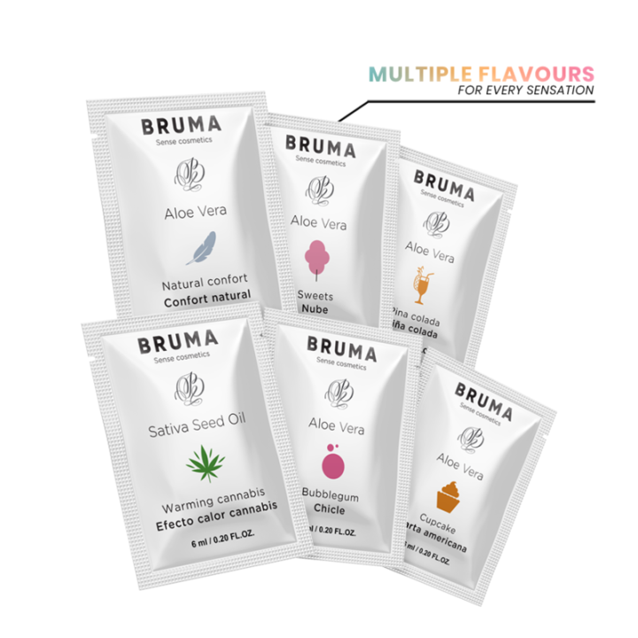 BRUMA 6 ML GEL DESLIZANTE CON ALOE VERA SABOR A TARTA AMERICANA