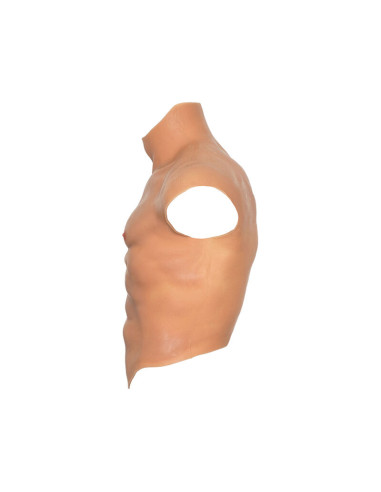 HIDDEN DESIRE ALTER EGO CAMISETA SILICONA TORSO MASCULINO CON ABDOMINALES NATURAL