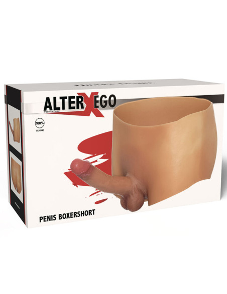 HIDDEN DESIRE ALTER EGO BOXER CON PENE 18 CM NATURAL TALLA L HIDDEN DESIRE ALTER EGO BOXER CON PENE 18 CM NATURAL TALLA L