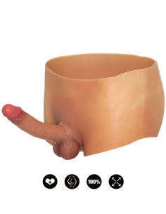 HIDDEN DESIRE ALTER EGO BOXER CON PENE 18 CM NATURAL TALLA S M