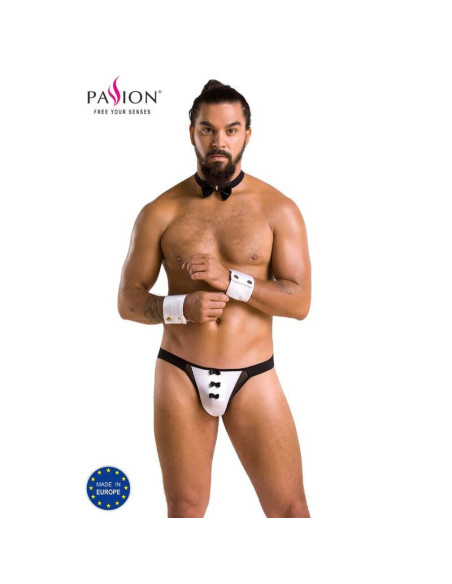 PASSION 036 SLIP ALFROJO NEGRO S M