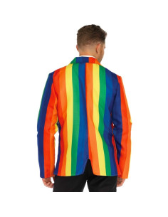 LEG AVENUE TRAJE BLAZER CORBATA ARCOIRIS S 2