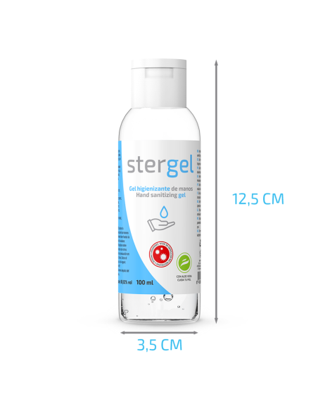 STERGEL GEL HIDROALCOHOLICO HIGIENIZANTE DE MANOS ALOE VERA 100ML STERGEL GEL HIDROALCOHOLICO HIGIENIZANTE DE MANOS ALOE VERA 100ML