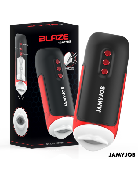 JAMYJOB BLAZE MASTURBADOR BOCA AUTOMATICO 5 MODOS SUCCIAN Y VIBRACIAN