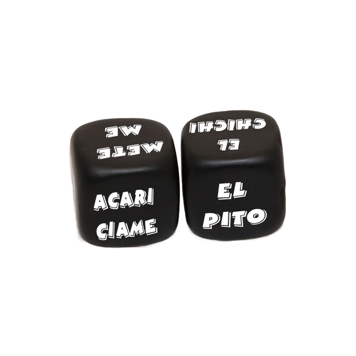 DIABLO PICANTE 2 DADOS ACCION Y PARTE DEL CUERPO