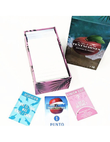 LA ISLA DE LAS TENTACIONES JUEGO DE CARTAS OFICIAL ES
