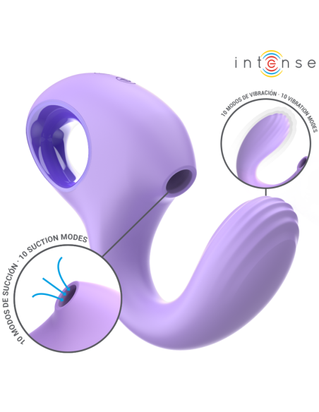INTENSE BAXTER VIBRADOR ESTIMULADOR VIOLETA CONTROL REMOTO