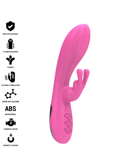 INTENSE RANDALL VIBRADOR RABBIT 10 VIBRACIONES ROSA