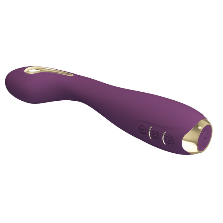 PRETTY LOVE HECTOR VIBRADOR ELECTROSHOCK POR CONTROL POR APP LILA